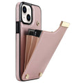iPhone 14 Plus Case with card holder - Rose Gold — Övrigt