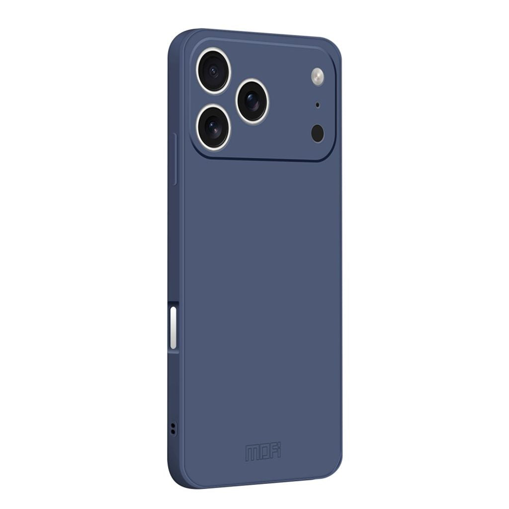 MOFI iPhone 18 Pro Max Silicone Case - Grayish Blue — MOFI