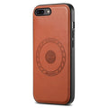 DENIOR iPhone 7 Plus / 8 Plus Case with MagSafe - Brown