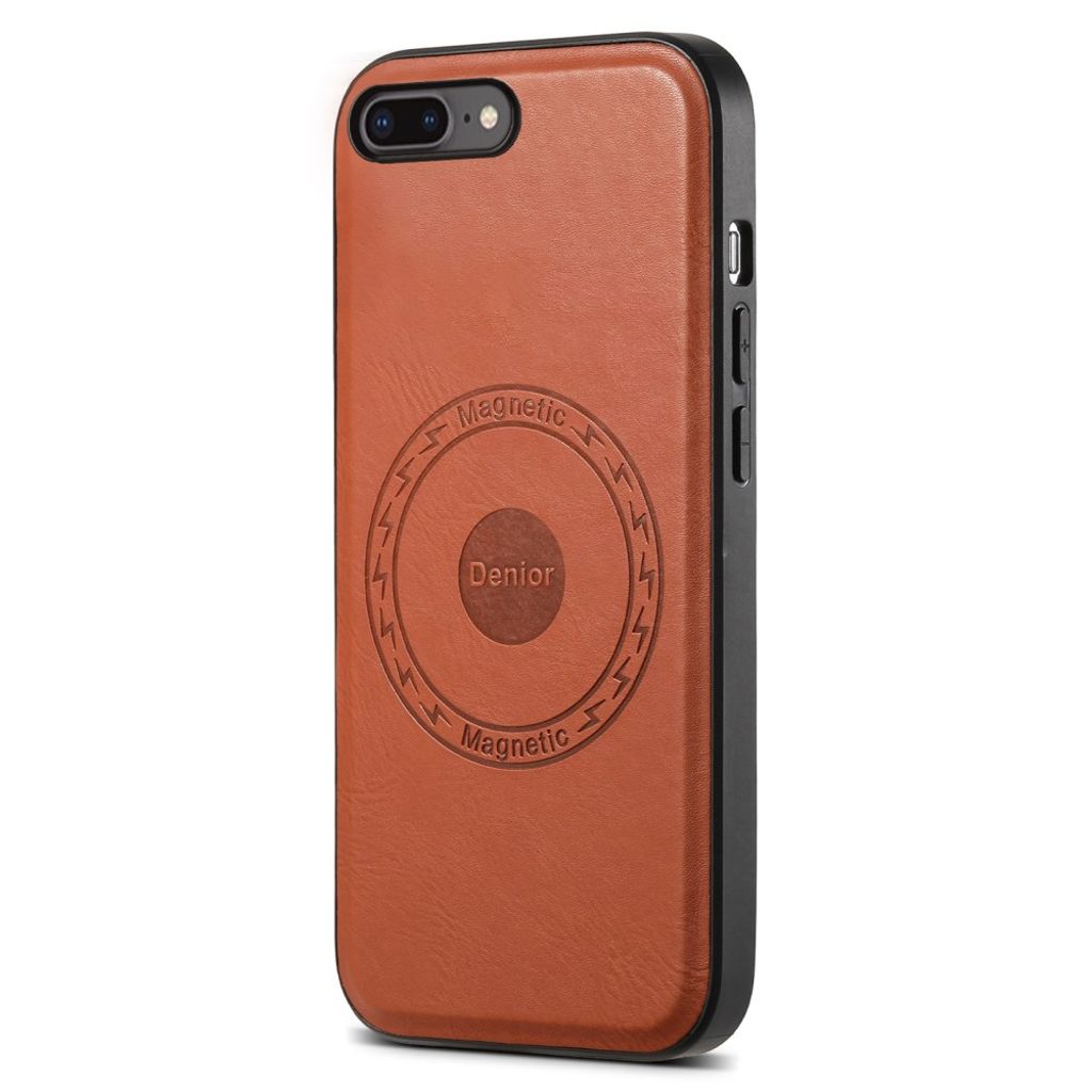 DENIOR iPhone 7 Plus / 8 Plus Case with MagSafe - Brown