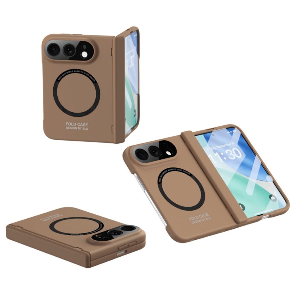 iPhone Duo MagSafe Case with Built-in Screen Protector - Light Brown — Övrigt