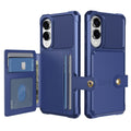 Samsung Galaxy S25 Edge Case with Card slots - Blue