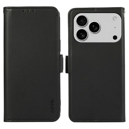 ABEEL iPhone 18 Pro Max/17 Pro Max Wallet Cover RFID Blocking - Black — ABEEL