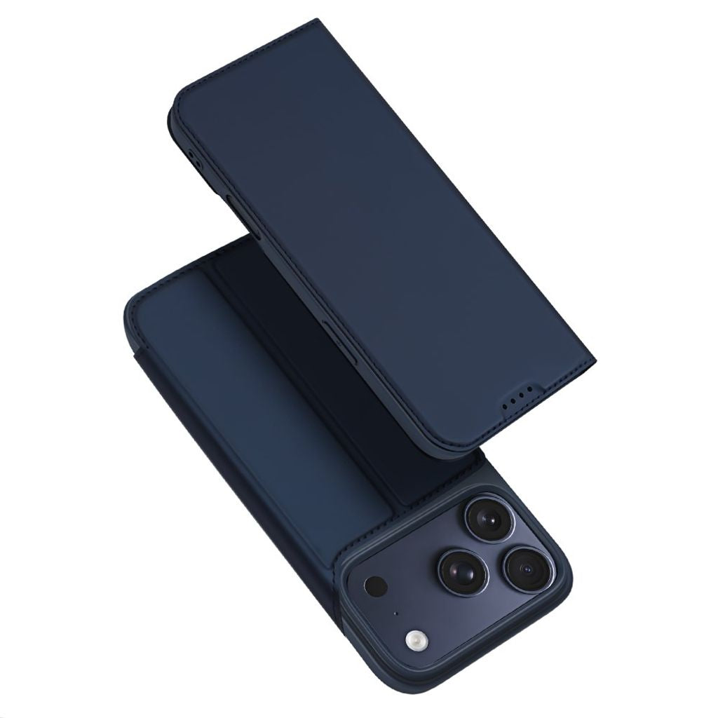 Dux Ducis iPhone 18 Pro / 17 Pro Cover with Card Holder - Blue — Dux