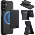 LC.IMEEKE Samsung Galaxy A17 5G Case with MagSafe Wallet - Black — LC.IMEEKE