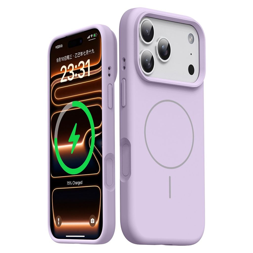iPhone 18 Pro/17 Pro MagSafe Case in Silicone - Purple — Övrigt