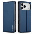 LC.IMEEKE iPhone 17 Pro Max Wallet Cover - Blue