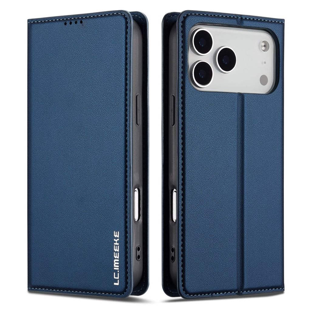 LC.IMEEKE iPhone 17 Pro Max Wallet Cover - Blue
