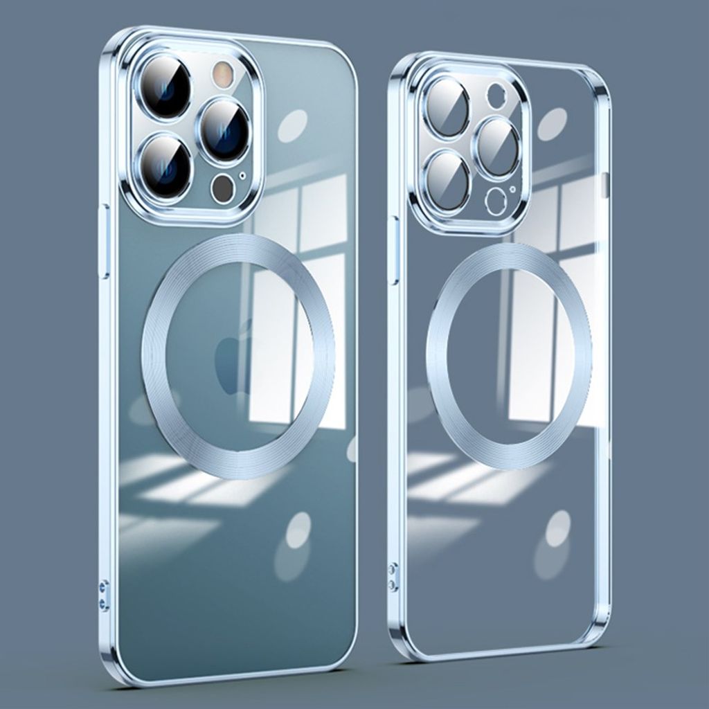 iPhone 12 Pro Max TPU Case with MagSafe - Light blue