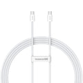 Baseus USB-C to USB-C cable 30W, 2m - White — Baseus