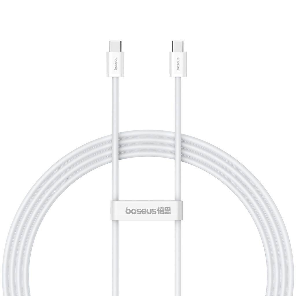 Baseus USB-C to USB-C cable 30W, 2m - White — Baseus