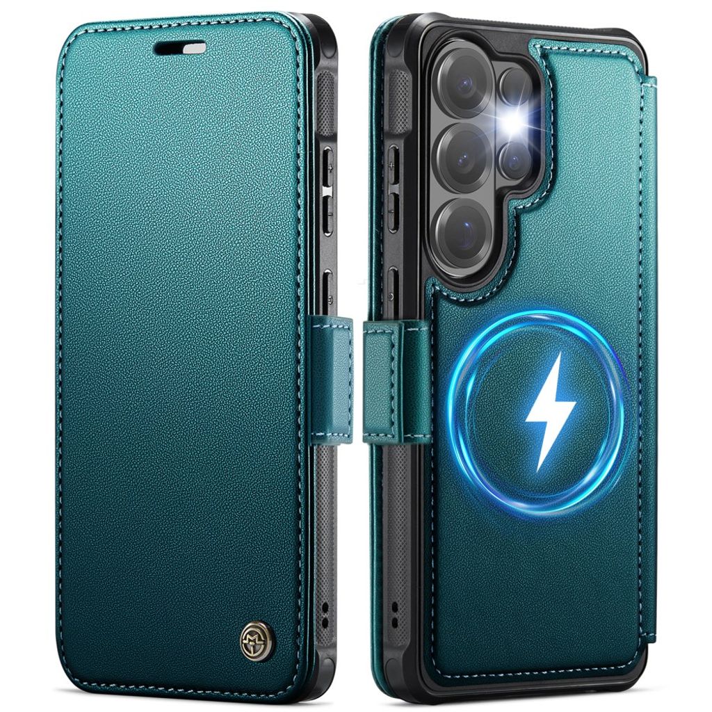CASEME Samsung Galaxy S24 Ultra Wallet Cover MagSafe RFID blocking - Turquoise — CASEME