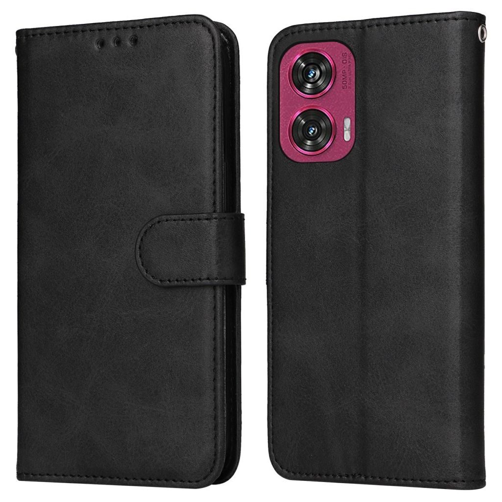 Motorola Edge 50 Fusion 5G / G96 5G Wallet Cover – Black