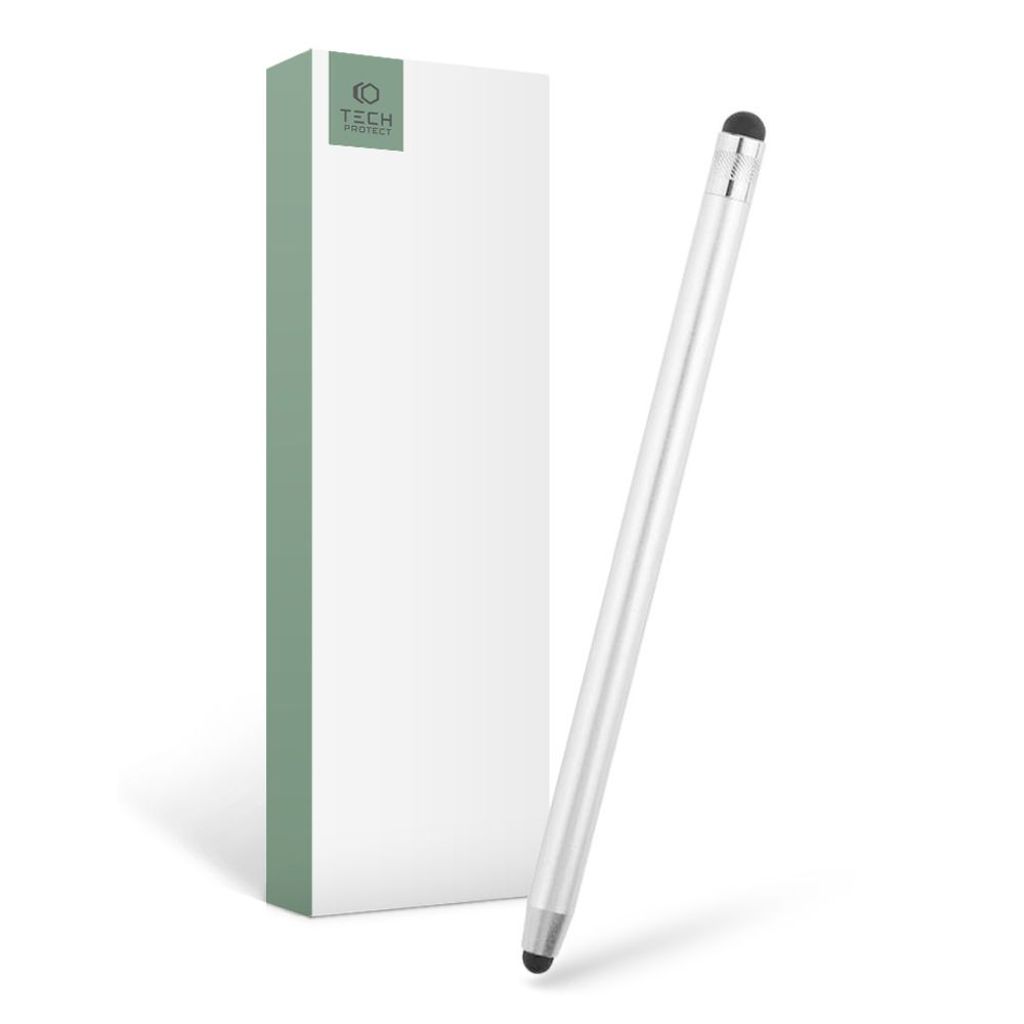 Tech-Protect Touch Stylus - Silver — Tech-Protect