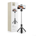 Tech-Protect Bluetooth Selfie Stick / Tripod, 70cm - Black — Tech-Protect