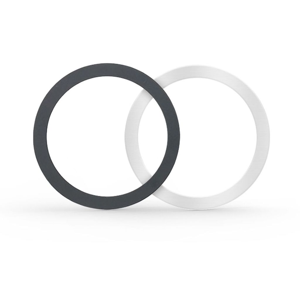 Tech-Protect MagMat MagSafe magnetic ring universal - Black/Silver 2-pack — Tech-Protect