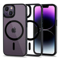 Tech-Protect MagMat MagSafe Case for iPhone 14 - Transparent Black — Tech-Protect
