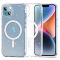 Tech-Protect FlexAir Hybrid MagSafe Case for iPhone 13/14 - Transparent/Glitter — Tech-Protect