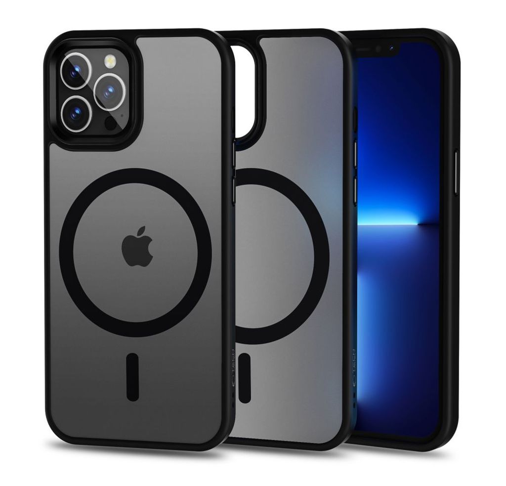 Bargain corner Tech-Protect MagMat MagSafe Case for iPhone 12 Pro Max - Matte Black