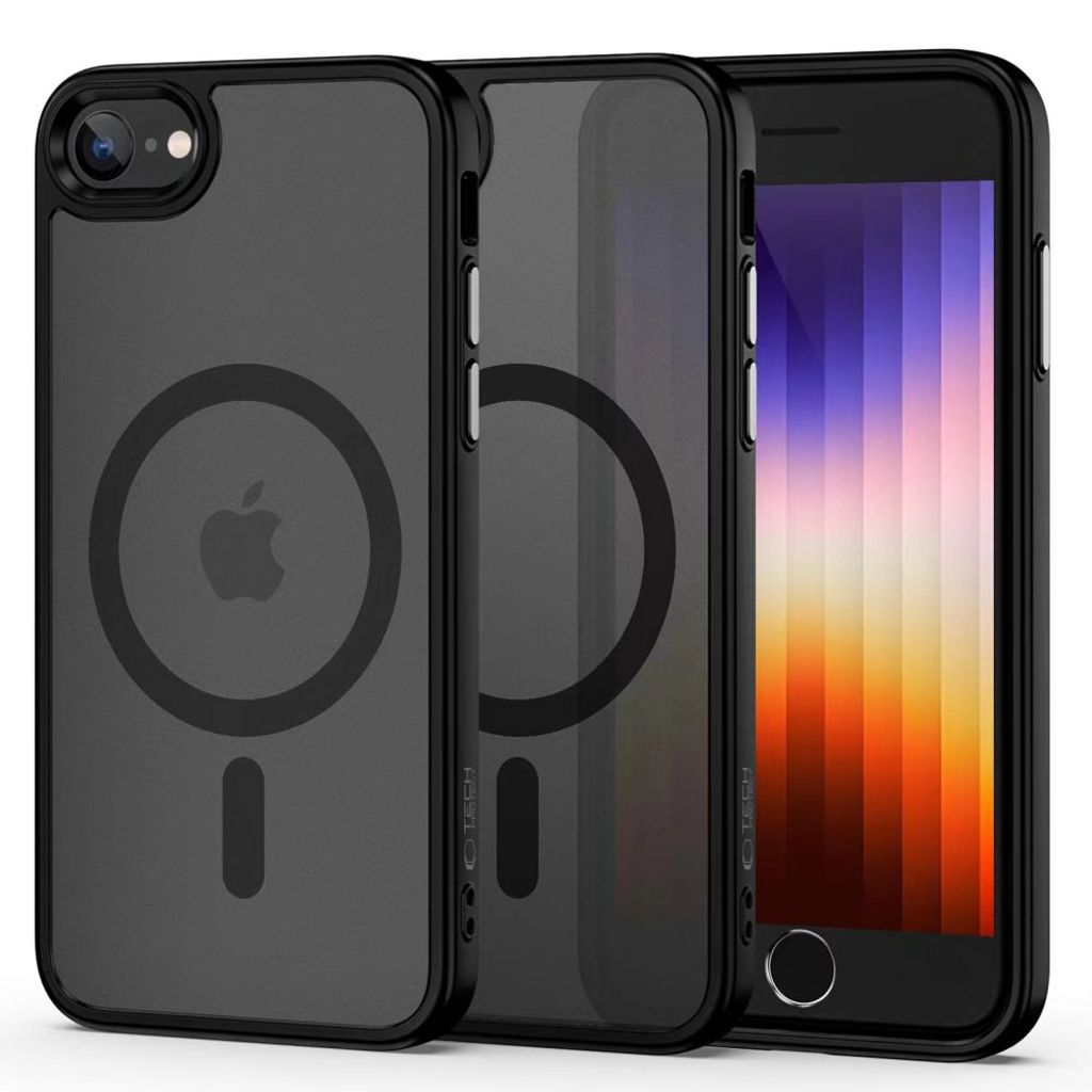 Tech-Protect MagMat MagSafe Case for iPhone 7/8/SE 2020/2022 - Matte Black — Tech-Protect