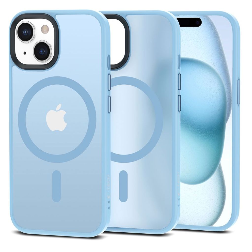 Tech-Protect MagMat MagSafe Case for iPhone 15 - Blue — Tech-Protect
