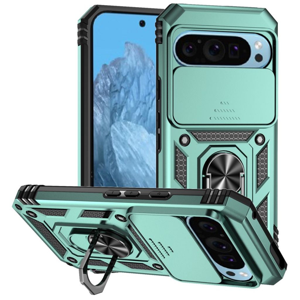 Google Pixel 10 Pro / 10 / 9 / 9 Pro Case with Stand - Green — Google