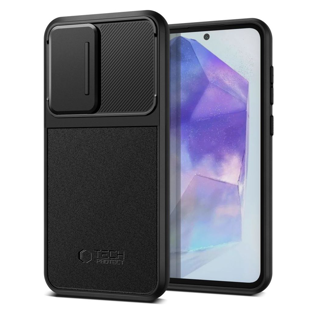 Tech-Protect Velar Cam+ Case for Samsung Galaxy A55 5G - Black — Tech-Protect