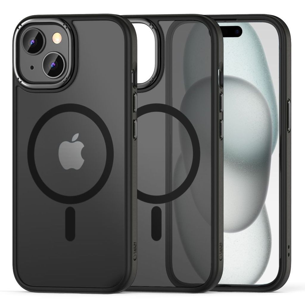 Tech-Protect MagMat 2 MagSafe Case for iPhone 15 - Matte Black — Tech-Protect