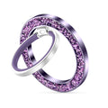 Tech-Protect MMR200 magnetic holder / ring with MagSafe – purple with crystals — Tech-Protect