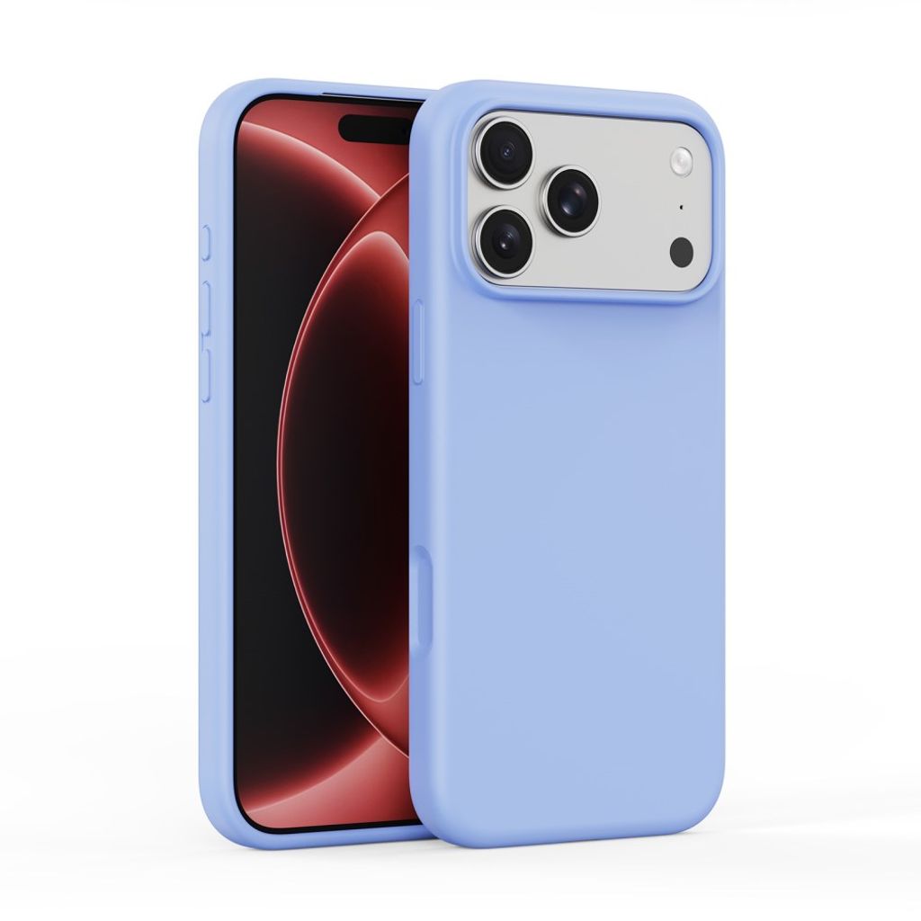 DUX DUCIS iPhone 18 Pro/17 Pro Silicone Case - Light Blue — DUX