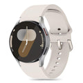 Tech-Protect Silicone Watch Strap Samsung Galaxy Watch 4/5/5 Pro/6/7/FE - Beige — Tech-Protect