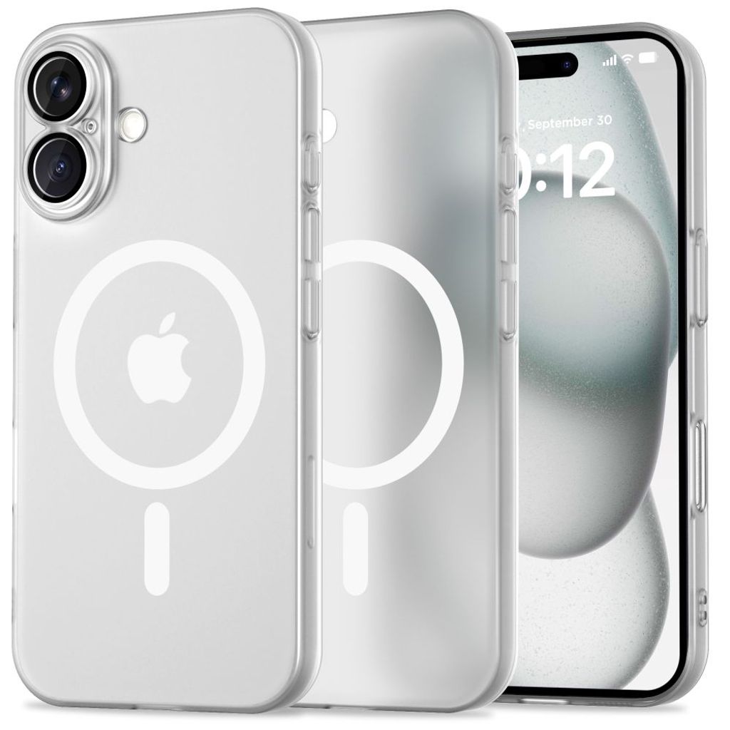 Tech-Protect MagSlim MagSafe Case for iPhone 16 - White — Tech-Protect