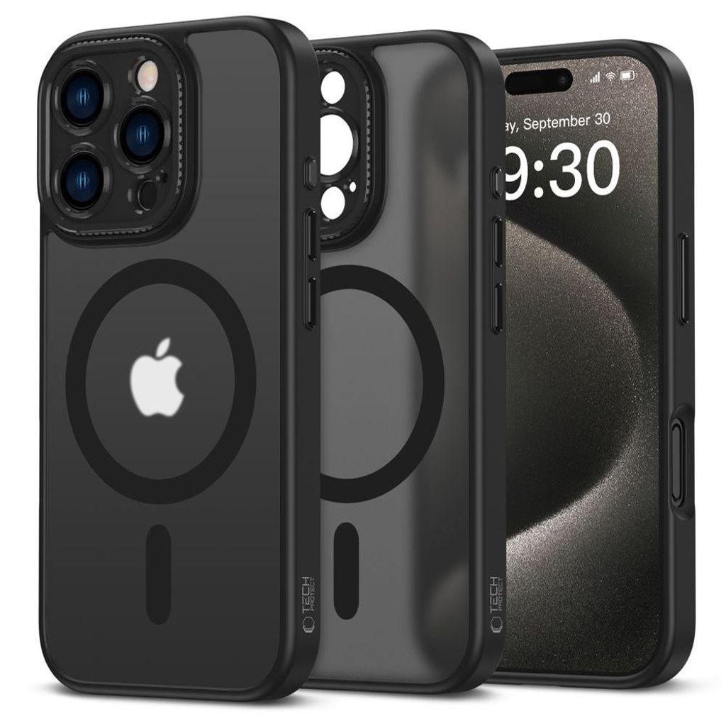 Tech-Protect MagCam MagSafe Case for iPhone 16 Pro - Semi Transparent — Tech-Protect