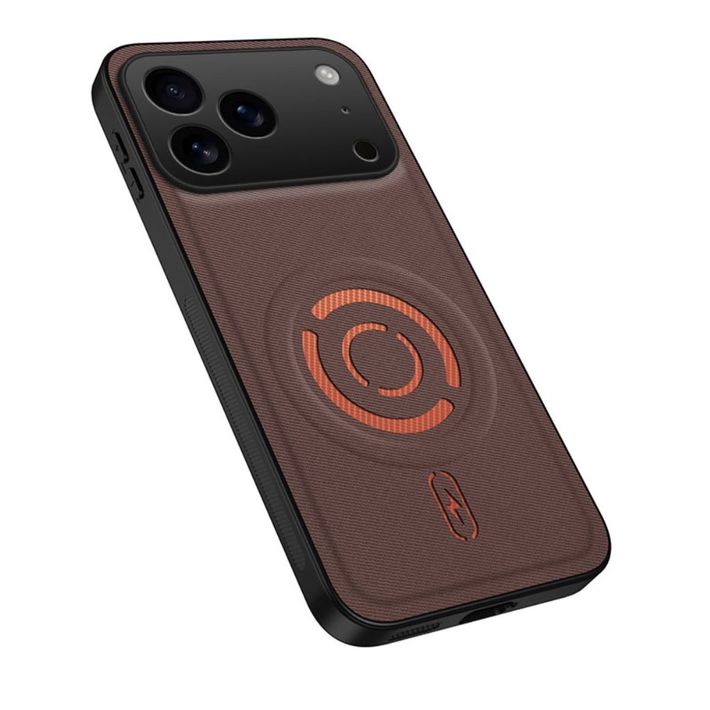 iPhone 18 Pro Max MagSafe Case with Tech Fabric - Brown — Övrigt