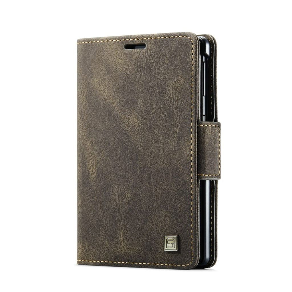 AUTSPACE Samsung Galaxy Z Fold8 Wallet Cover PU-leather RFID Blocking  - Coffee — AUTSPACE