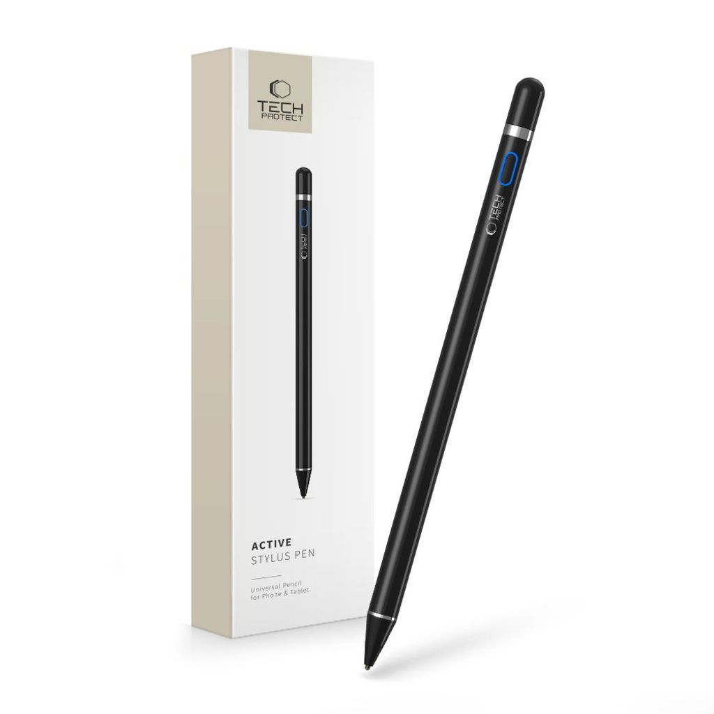Tech-Protect Active Stylus Pen - Black — Tech-Protect