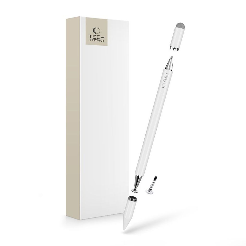Tech-Protect USP200 stylus pen passive with 3 tips – White