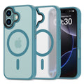 Tech-Protect MagMat MagSafe Case for iPhone 16 - Turquoise Blue — Tech-Protect