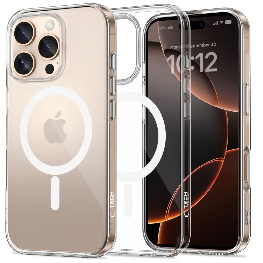 Tech-Protect FlexAir MagSafe Case for iPhone 16 Pro - Transparent — Tech-Protect
