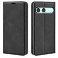 Sony Xperia 10 VII Wallet Case with Stand – Black