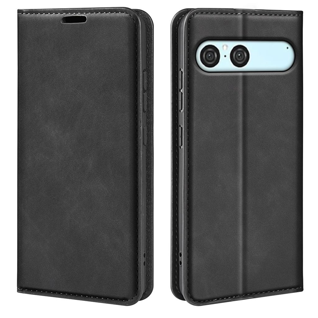 Sony Xperia 10 VII Wallet Case with Stand – Black