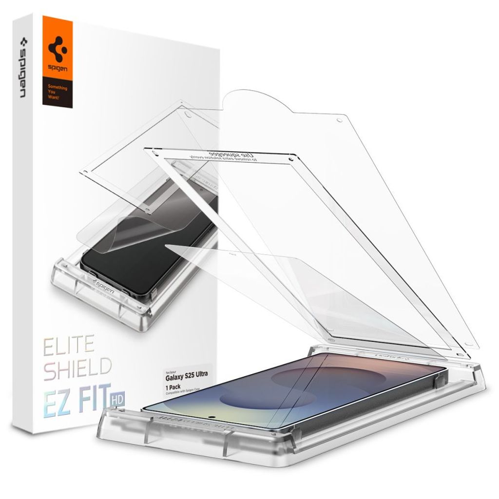 Spigen Elite Shield EZ FIT Screen Protector for Samsung Galaxy S25 Ultra — Spigen