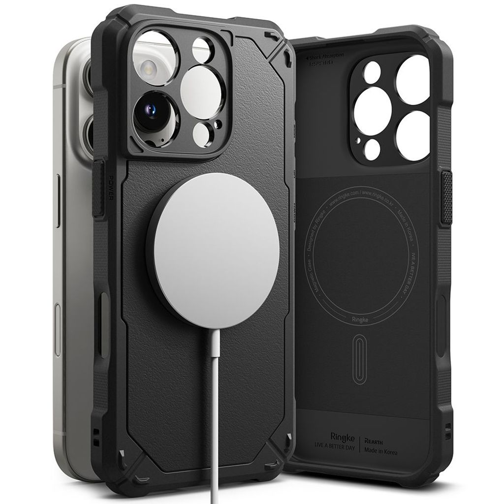 Ringke Rugged Gear MagSafe Case for iPhone 16 Pro - Black — Ringke