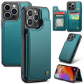 CASEME iPhone 15 Pro Max Case with 5 Card slots - Green