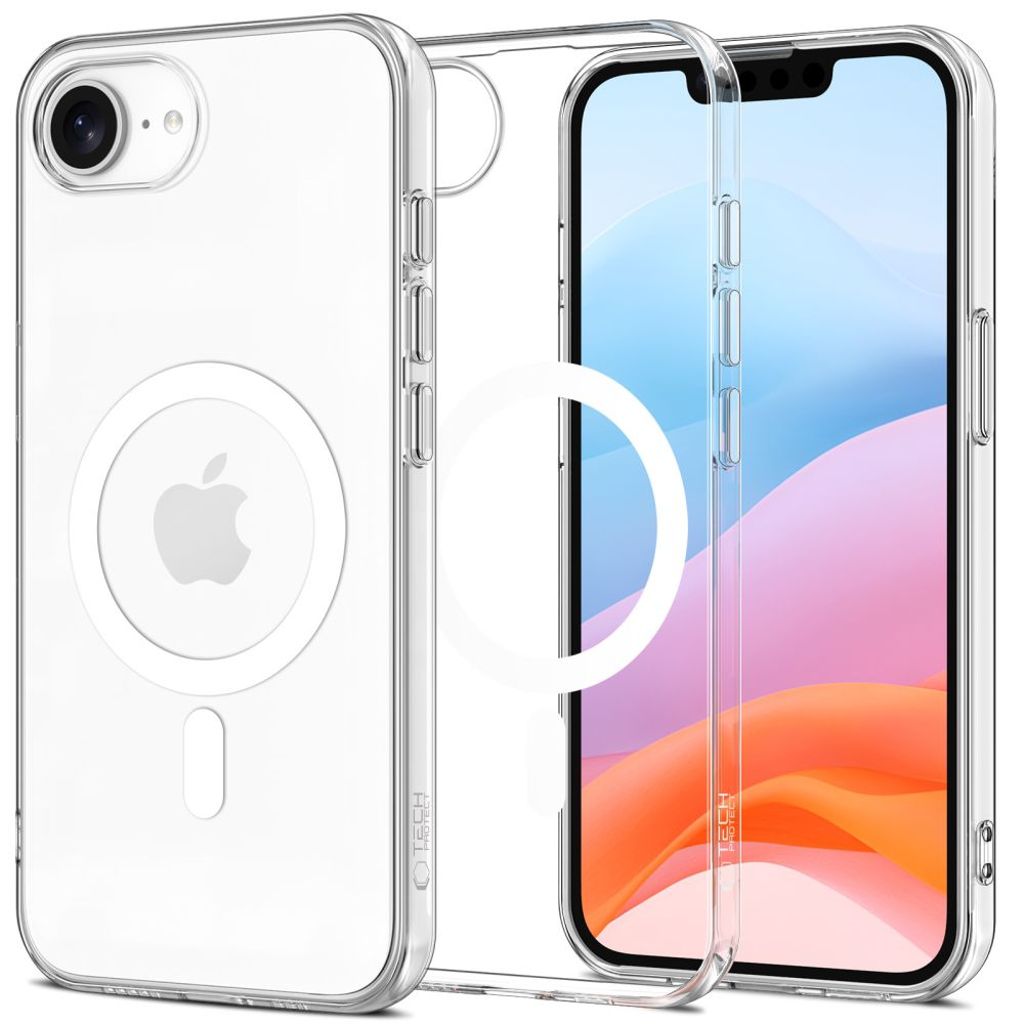 Tech-Protect FlexAir MagSafe Case for iPhone 17e/16e - Transparent — Tech-Protect
