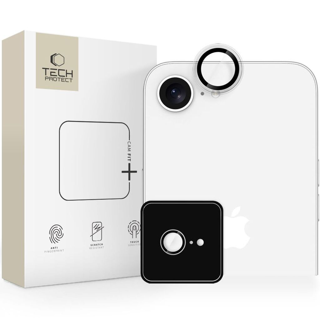 Tech-Protect Camring Fit+ Lens protection for iPhone 16e/17e — Tech-Protect