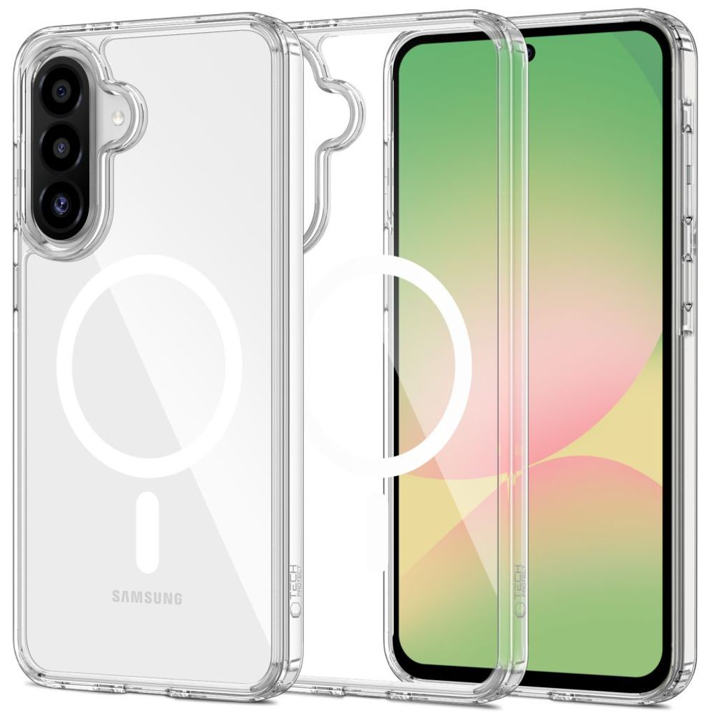 Tech-Protect FlexAir Hybrid MagSafe Case for Samsung Galaxy A36 5G - Transparent