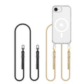 Tech-Protect FlexAir Chain MagSafe Case for iPhone 17e/16e - Black/Beige — Tech-Protect