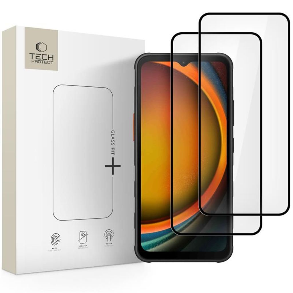 Tech-Protect Glass Fit+ 2-pack Screen Protector for Samsung Galaxy Xcover 7/7 Pro — Tech-Protect