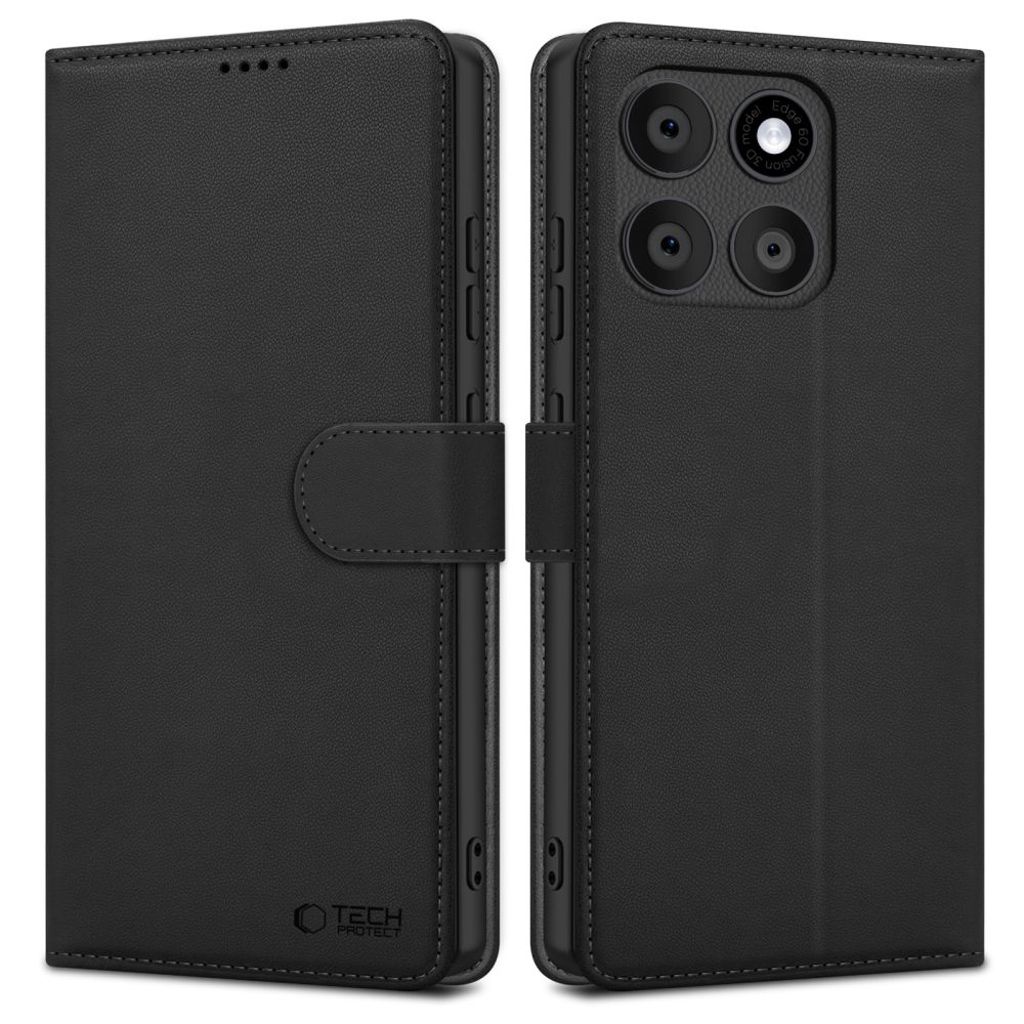 Tech-Protect Wallet Cover for Motorola Edge 60 Fusion - Black — Tech-Protect